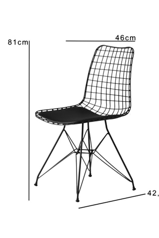 2 chaises Tivoli 271 V2 - 46 x 81 x 42,5 cm
