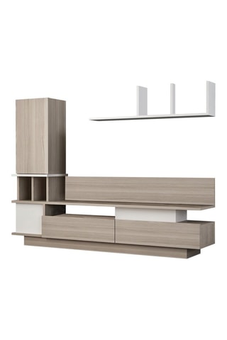 Meuble TV avec étagère Como - 149 x 171 x 31 cm