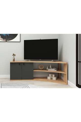 Meuble TV 2 portes Termera - 138 x 48,6 x 67,7 cm