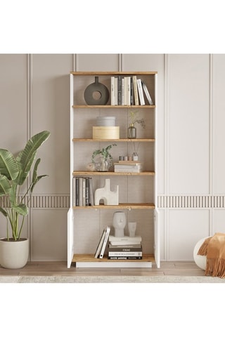 Bibliothèque 2 portes Fr16-Aw - 77,5 x 168,3 x 26,8 cm