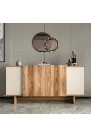 Buffet 4 portes Diana - 180 x 81 x 40 cm