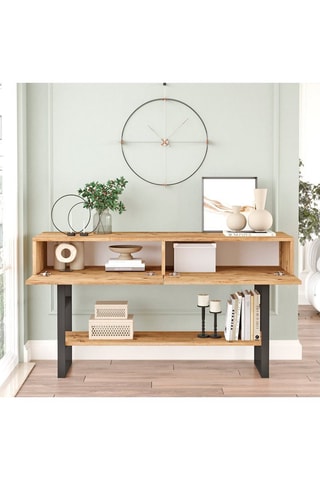 Console 2 abattants - 138 x 75,7 x 43 cm