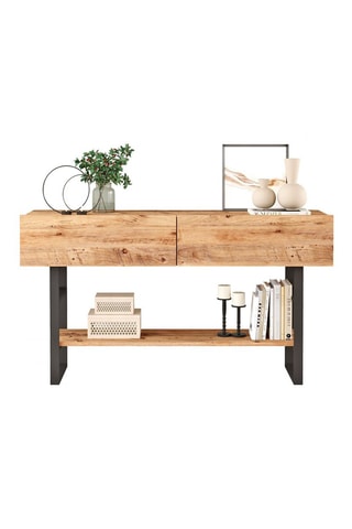 Console 2 abattants - 138 x 75,7 x 43 cm