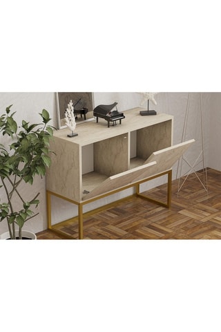 Console 2 abattants Zermat - 90 x 70 x 34 cm