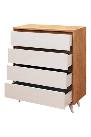 Commode 4 tiroirs Suvera - 70 x 86 x 40 cm