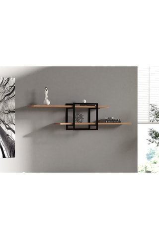 Etagère murale 2 niveaux Mone - 120 x 30 x 18 cm