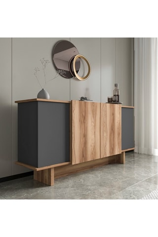 Buffet 4 portes Diana - 180 x 81 x 40 cm