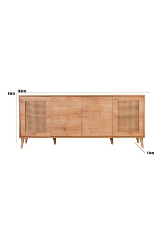 Buffet 4 portes - 180 x 81 x 41 cm