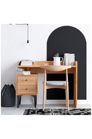 Bureau 2 tiroirs Puuk - 100 x 80 x 45 cm