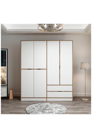 Armoire Elina - 185 x 208 x 52 cm