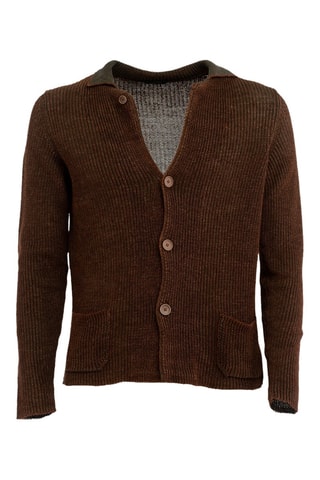 Gilet slim en lin - Marron - Zanone