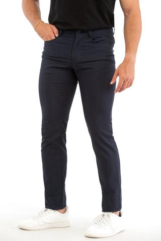 Broek Slim Fit - Marineblauw - Incotex