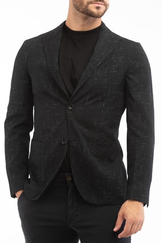 Wollen Colbert Slim Fit - Donkerblauw - Montedoro