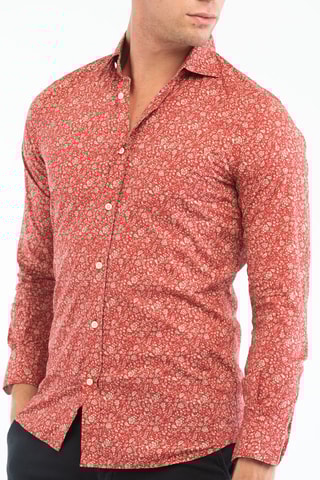 Chemise slim - Rouge - Glanshirt