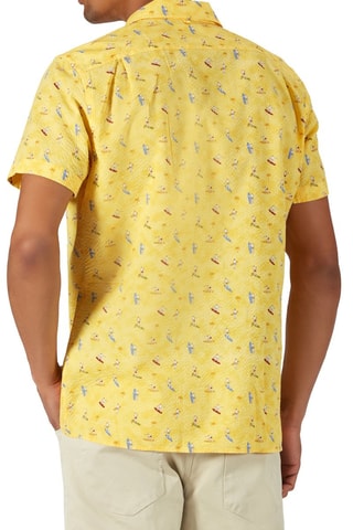 Chemise regular - Jaune - Glanshirt