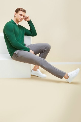 Polo slim - Vert - Zanone