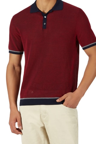 Polo slim - Bordeaux - Zanone