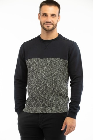 Pull slim - Bleu marine