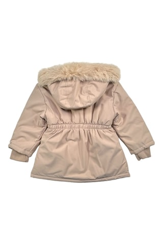 Parka con capucha  - Beige