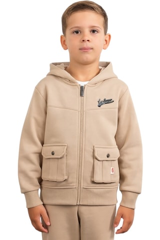 Chaqueta con capucha - Beige