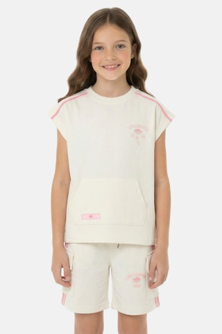 Camiseta y short - Beige