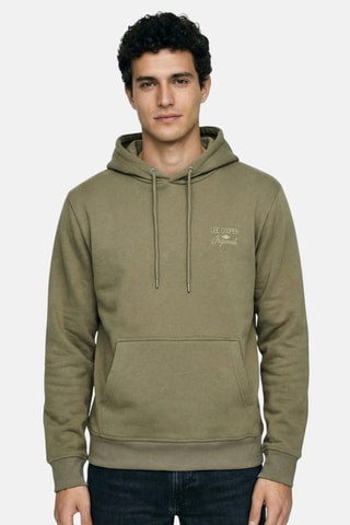 Sudadera con capucha - Caqui