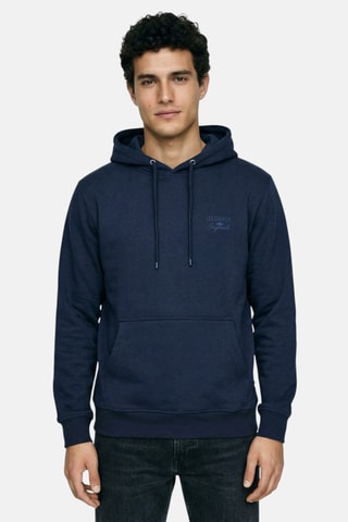 Sudadera con capucha - Azul marino