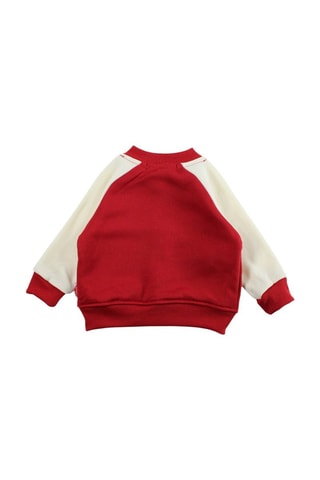 Teddy y pantalón de chándal  - Blanco y rojo