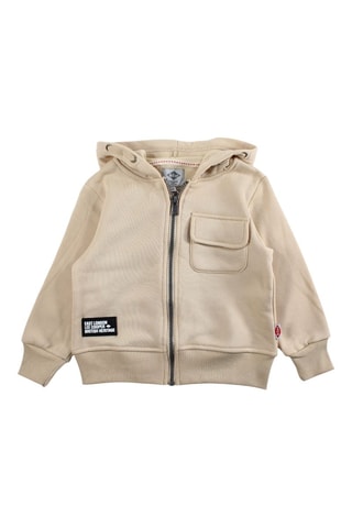 Chaqueta con capucha  - Beige