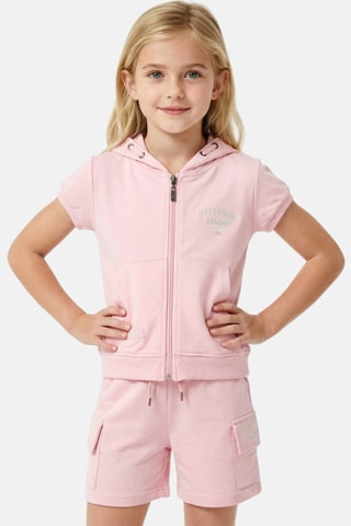 Sudadera con capucha y short - Rosa