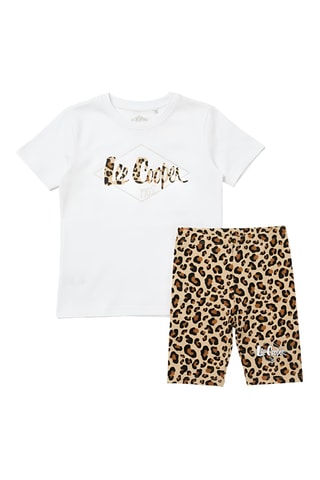 Camiseta y bermudas - Blanco