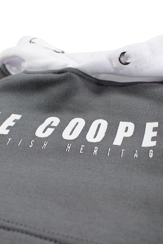 Sudadera con capucha  - Blanco y gris