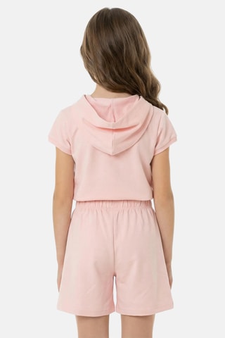 Camiseta y falda pantalón - Rosa
