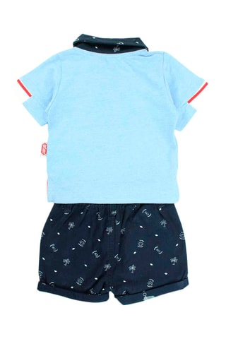 Polo y short - Azul  - Lee Cooper - Azul