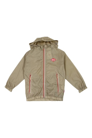 Chaqueta con capucha  - Beige