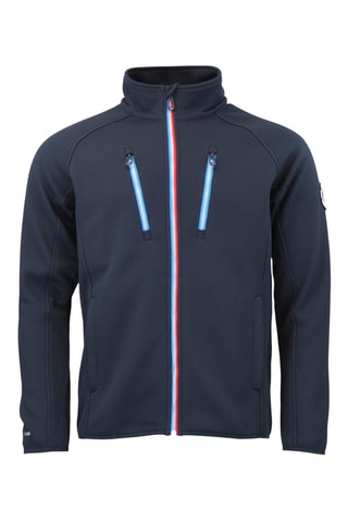Jasje Softshell Carision - Marineblauw - Rood en blauw
