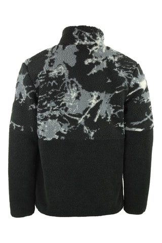 Fleece Jasje Caforn - Zwart - Zwart, wit en grijs