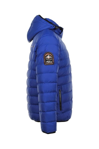 Gewatteerde Jas met Capuchon Ecarfou Koningsblauw - Blauw