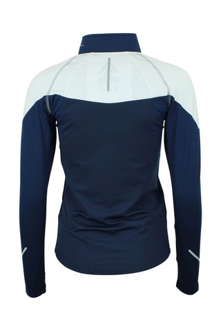 T-shirt Antor Gemêleerd grijs en Petrolblauw - Blauw