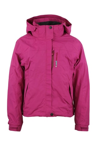 2-in-1 Ski-jasje Gaciono Fuchsia en Antraciet - Roze