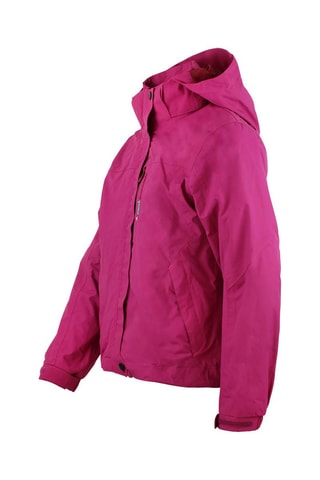2-in-1 Ski-jasje Gaciono Fuchsia en Antraciet - Roze