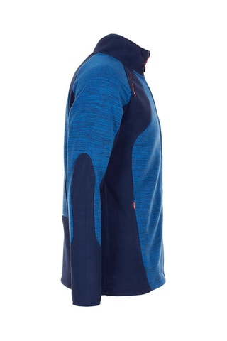 Fleece Jack Cecut Peak Mountain - Gemêleerd Grijs en Anijsgroen - Blauw