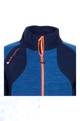 Fleece Jack Cecut Peak Mountain - Gemêleerd Grijs en Anijsgroen - Blauw
