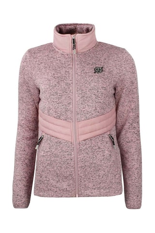 Fleece Sweater Atormi Gemêleerd Marineblauw - Roze