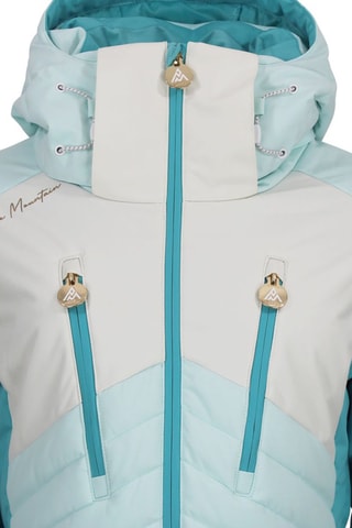 Gewatteerde Jas met Capuchon Acharme - Hemelsblauw - Wit en blauw