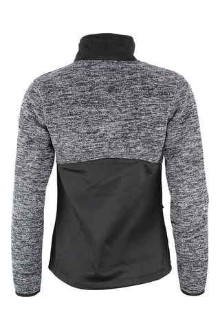 Fleece Sweater Acrest Zwart en Zilverkleurig - Zwart