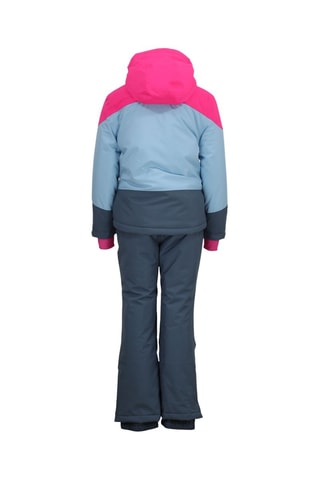 Jasje met Capuchon en Skibroek Facorse - Hemelsblauw en Fuchsia - Blauw en roze