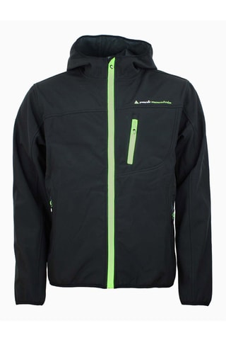 Jack met Capuchon Softshell Camtwo Zwart - Zwart