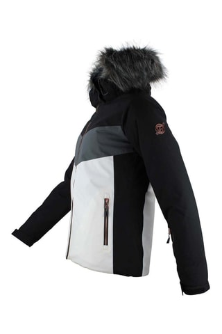 Ski-jack Afidol Zwart en Grijs - Zwart