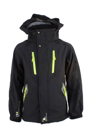 Softshell Jasje Ecilo Zwart - Zwart